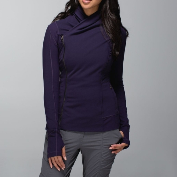 Lululemon Bhakti Yoga Jacket Black Grape - Picture 1 of 11